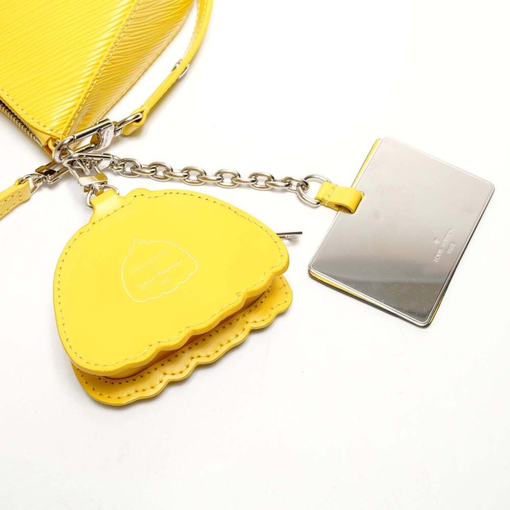 Louis Vuitton Epi Leather Yayoi Kusama Malellini Shoulder Bag in Yellow - Picture 15 of 15